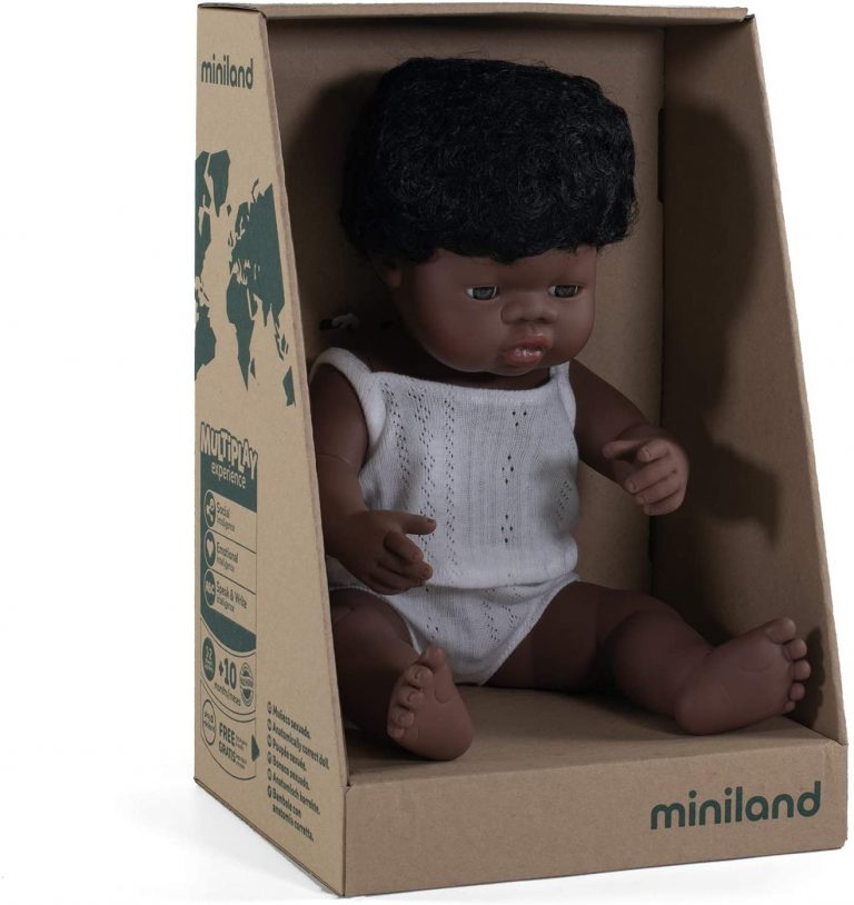 miniland black doll