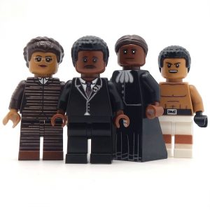 black action figure toys